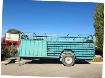 Masson B 6000 Pose à terre - 牲畜运输拖车