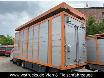 Menke 2 Stock Ausahrbares Dach Vollalu  - 牲畜运输拖车