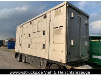 Menke 3 Stock Ausahrbares Dach Vollalu  7,50m  - 牲畜运输拖车