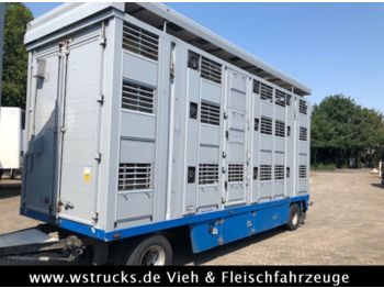 Menke 3 Stock   Vollalu Hubdach  - 牲畜运输拖车