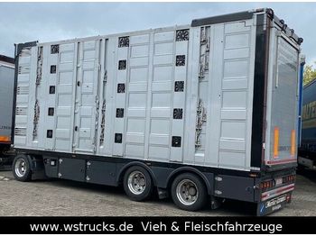 Menke 5 Stock Unfall  Hubdach  Vollalu Typ 2  - 牲畜运输拖车