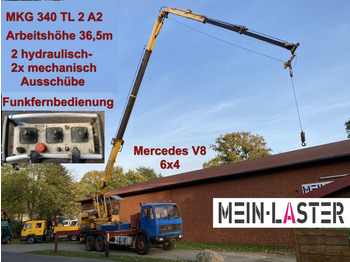 起重车 Mercedes-Benz 2622 V8 6x4 MKG 340 T2A2 36,5m Seilwinde Funk：图1