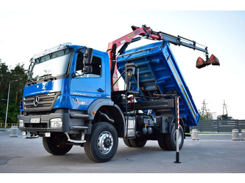 Mercedes-Benz 4x4 AXOR 1828 PALFINGER PK 10501 KIPPER KRAN  - 翻斗车