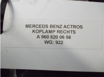 前照灯 适用于 卡车 Mercedes-Benz ACTROS A 960 820 06 56 KOPLAMP RECHTS EURO 6：图3