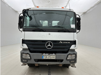 栏板式/ 平板卡车, 起重车 Mercedes-Benz Actros 2636 - 6x4：图2