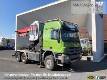 Mercedes-Benz Actros 3355 6x6/Euro5/Holztransp./Kran Palfinger  - 林业拖车