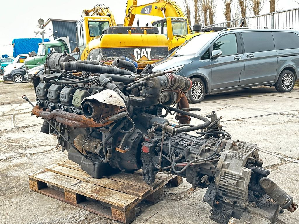 发动机 适用于 卡车 Mercedes-Benz OM 442 V8 Engine (350HP) + Gearbox：图4