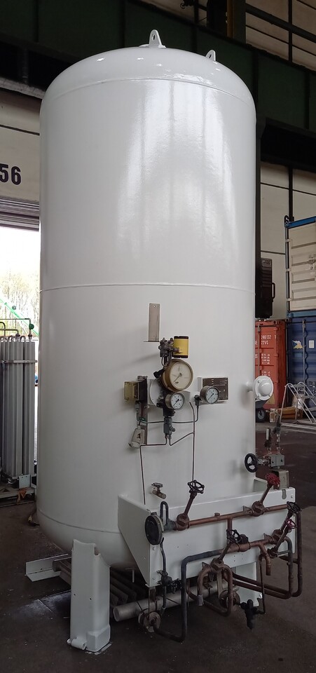 储罐 Messer Griesheim Gas tank for oxygen LOX argon LAR nitrogen LIN 3240L：图7
