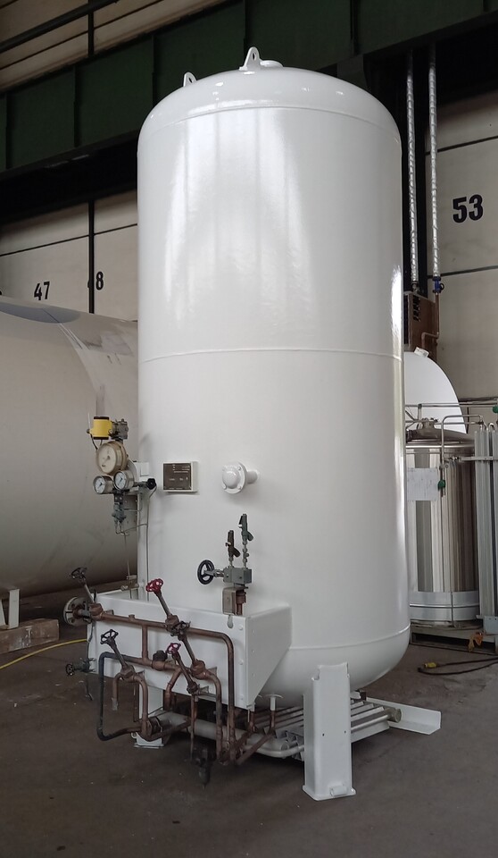 储罐 Messer Griesheim Gas tank for oxygen LOX argon LAR nitrogen LIN 3240L：图2