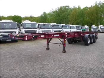 Montracon 3-axle sliding container trailer - 集装箱运输车/ 可拆卸车身的半拖车