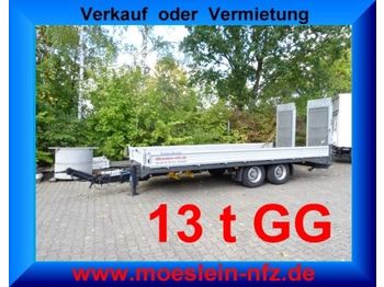 Möslein 13 t GG Tandemtieflader mit Breiten Rampen  - 低装载拖车