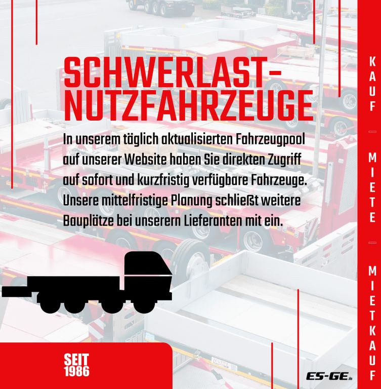 新的 低装载拖车 Müller-Mitteltal 3-Achs-Tiefladeanhänger：图5