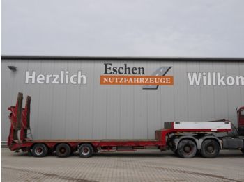 Müller-Mitteltal TS 3-VLL, Luft, Hydr. Rampen, gel.Achsen, verbr.  - 低装载半拖车