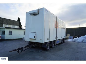  Narko 4 axle trailer with full side opening and heat - 封闭厢式拖车