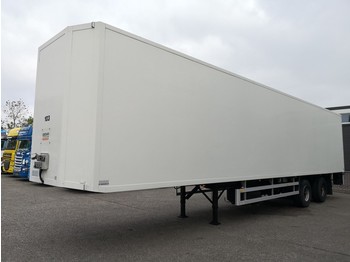 Netam-Fruehauf 2-Asser - Stuur-as - Liftas - FELD HOORN opbouw - 2000kg Zepro - DEENSE+VBA karren - 封闭厢式半拖车