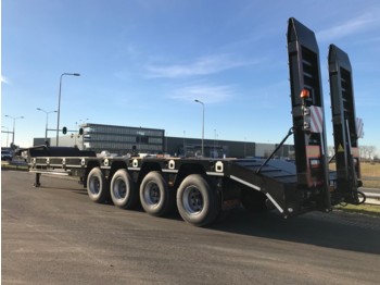 OZGUL LW4 80 Ton, 3 m, steel susp., hydr. ramps - 低装载拖车
