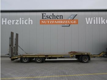 Obermaier 3 Achs Drehschemel, hydr. Rampen, Luft, SAF  - 低装载拖车