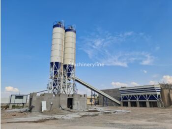 POLYGONMACH 120m3 hour stationary fix batching plant- centrale a beton stiat - 混凝土厂