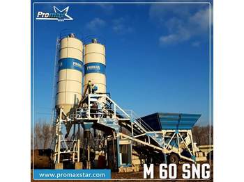 PROMAXSTAR Mobile Concrete Batching Plant PROMAX M60-SNG(60m³/h) - 混凝土厂