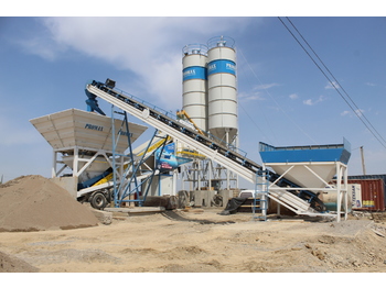 PROMAX Mobile Concrete Batching Plant M100-TWN(100M3/H) - 混凝土厂