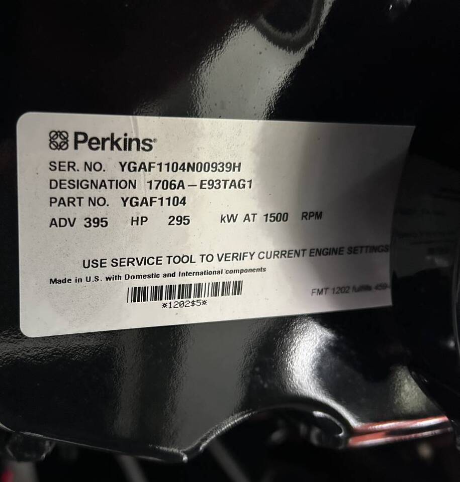 发电机组 Perkins 1706A-E93TAG1 - 330 kVA Generator - DPX-19811：图16