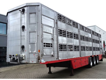 Pezzaioli SBA63 U/ 3 Achsen / LIFTACHSE/Hubdach  - 牲畜运输半拖车