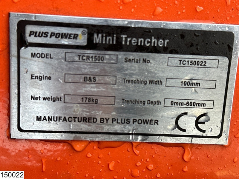 挖掘机 Plus Power TCR1500 chain excavator 0mm-600mm：图8