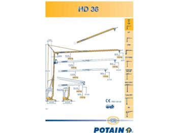 Potain HD 36 - 塔式起重机
