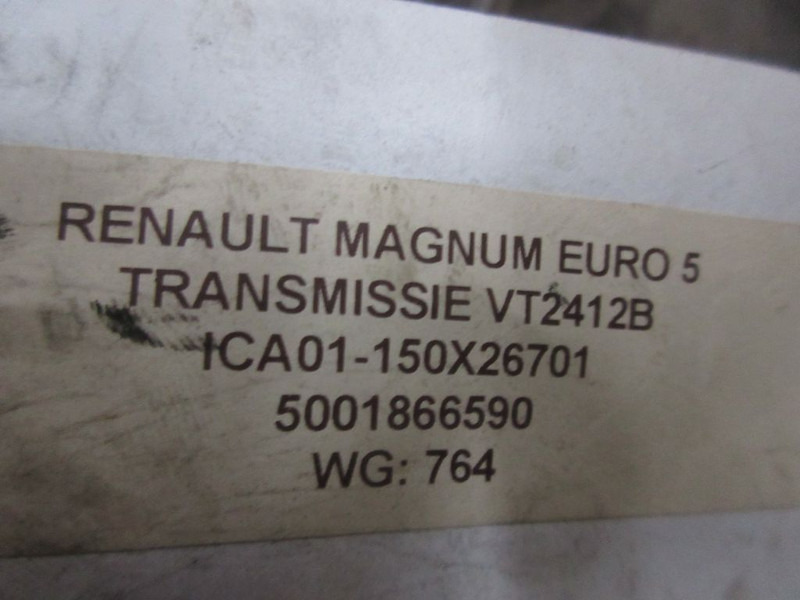 变速箱 适用于 卡车 Renault MAGNUM 5001866590 TRANSMISSIE VT2412B EURO 5：图8