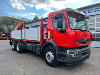 起重车 Renault Premium 430 DX 6x4 Euro 5 Pritsche Kran FASSI：图1