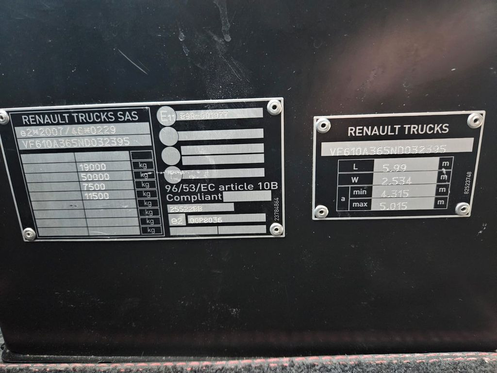 牵引车 Renault T520-HSC-Mega-2 Units-New Tires：图14