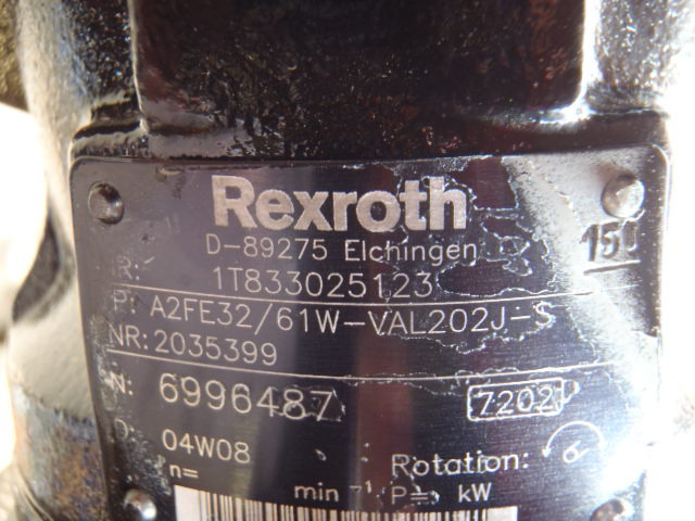 回转马达 适用于 建筑机械 Rexroth A2FE32/61W-VAL202J-S -：图3