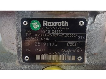 液压系统 Rexroth A6VE80HA2/63W - Drive motor/Fahrmotor/Rijmotor：图3