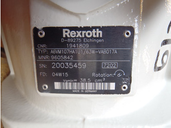 液压马达 适用于 建筑机械 Rexroth A6VM107HA1U1/63W-VAB017A -：图3