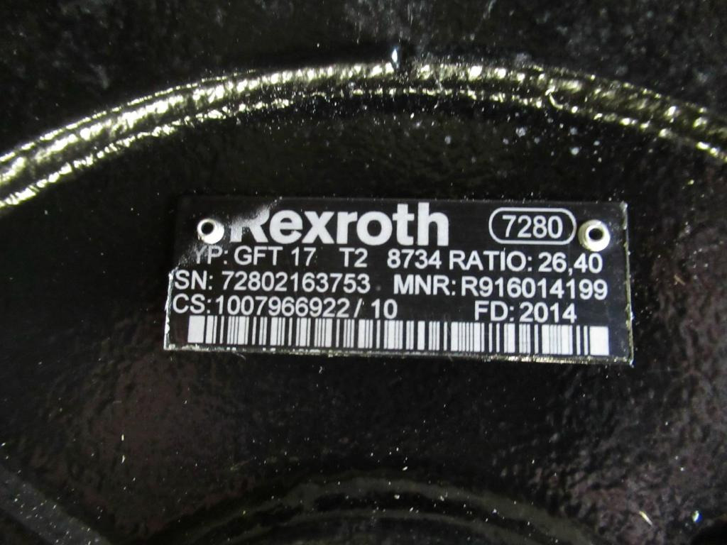 新的 主减速器 适用于 建筑机械 Rexroth GFT17 T2.8734 -：图3