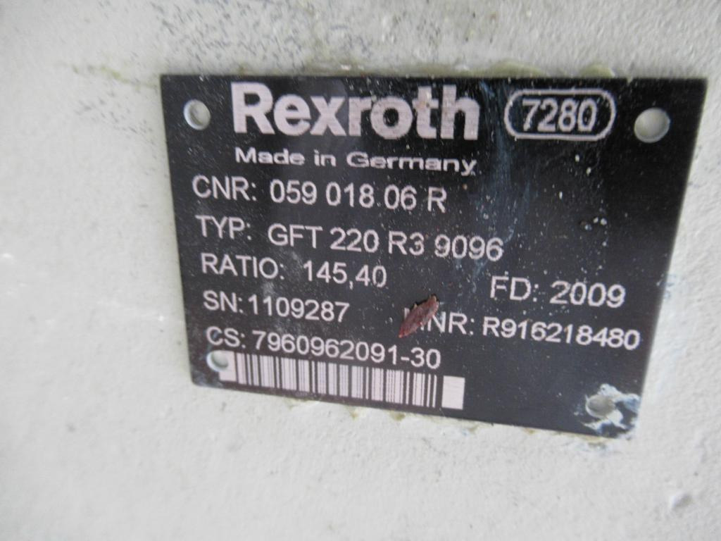 新的 主减速器 适用于 建筑机械 Rexroth GFT220R39096 -：图3