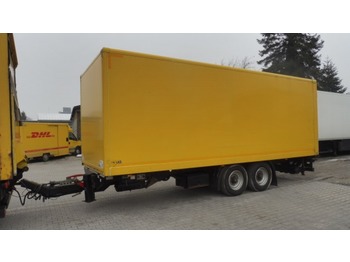  SAXAS Tandem-Koffer 7,1m, LBW Mietkauf möglich - 封闭厢式拖车