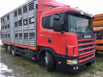 SCANIA 124 360 - 牲畜运输车