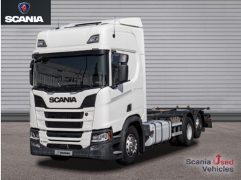 集装箱运输车/ 可拆卸车身的卡车 SCANIA R 450 B6x2*4NB Lenkachse, Standklima：图1