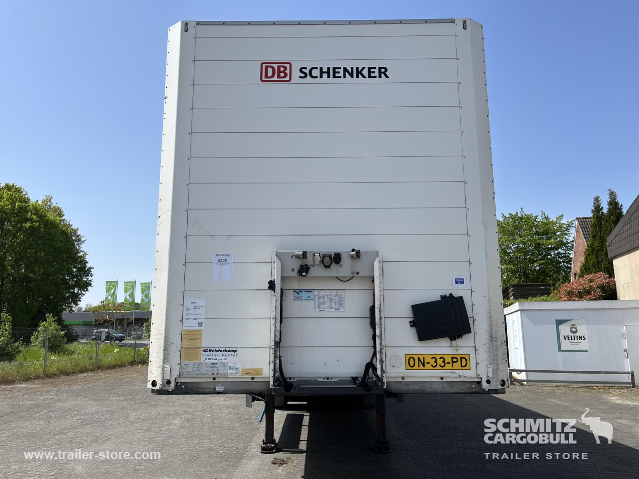 封闭厢式半拖车 SCHMITZ Auflieger Trockenfrachtkoffer Standard Taillift：图13