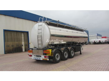 新的 液罐半拖车 用于运输 燃料 SERIN Food Staff fuel tank semi trailer：图1