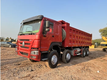 翻斗车 用于运输 重型机械 SINOTRUK HOWO 420 Dump Truck 8x4：图1