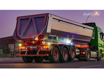 STU 28 m3 TIPPER TRAILER / 28 m3 BENNE Semi-Remorque - 翻斗半拖车