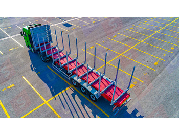 STU 2 UNITS IN STOCKS - 3 SAF AXLE TIMBER TRAILER - 木材运输半挂车