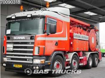 Scania 164G 480 8X2 V8 Manual Lift+Lenkachse 3-Pedals ADR Euro 3 - 真空车