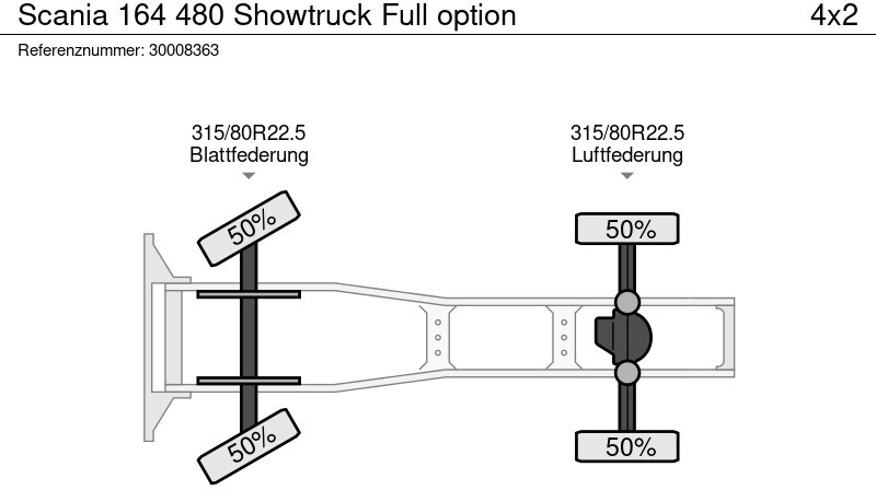 牵引车 Scania 164 480 Showtruck Full option：图14