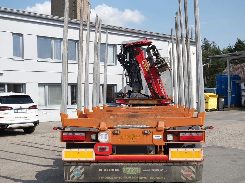 木材运输车, 起重车 Scania G500 6x4  Palfinger + Umikov：图4