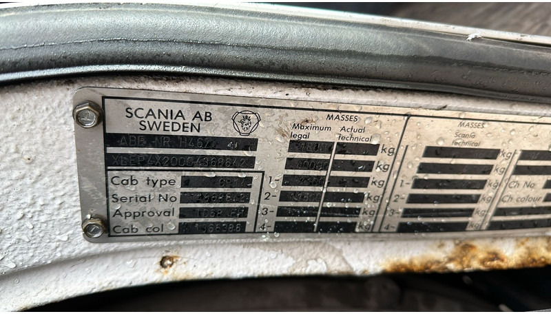 驾驶室底盘卡车 Scania G 94 - 260 (STEEL SUSPENSION / PERFECT / EURO 2)：图13