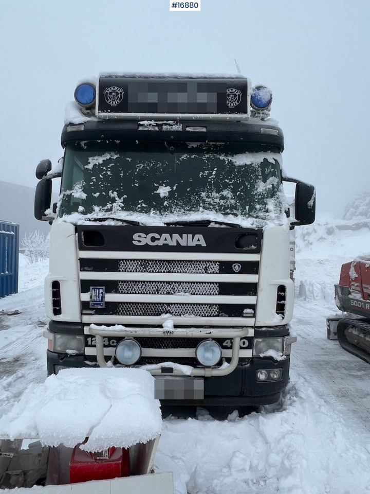 栏板式/ 平板卡车, 起重车 Scania R124：图6