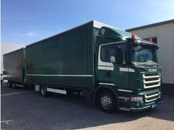 厢式卡车 Scania R310 DB4x2MLB Euro 3 ANALOG TACHO + Renders 2-axle trailer：图1